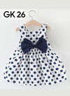 Navy Blue Colour GURUKRUPA Fancy Stylish Party Wear Girls Kids Colllection GK-26